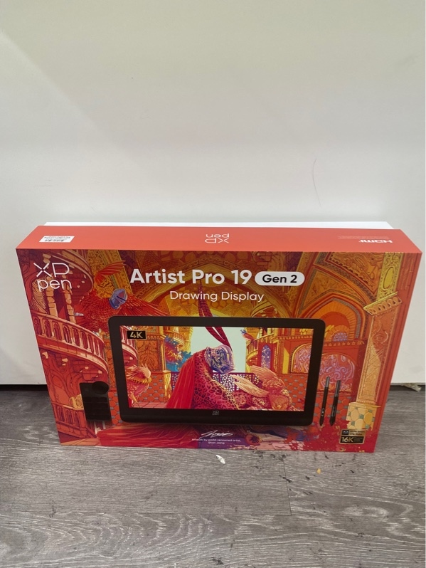 Bảng vẽ điện tử XP-Pen 19 Pro (Gen 2) - model MD180UH - Màu đen - Ngoại hình 98% - Fullbox