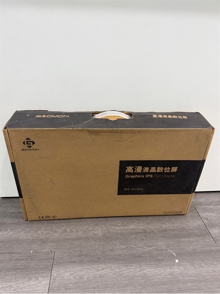 Bảng vẽ Gaomon model GM156HD - Màu đen - Ngoại hình 97% - Mặt kính mốc, đầu HDMI rỉ sét không dùng được - Kèm nguồn , kèm bút , 6 ngòi , 1 đế tản nhiệt