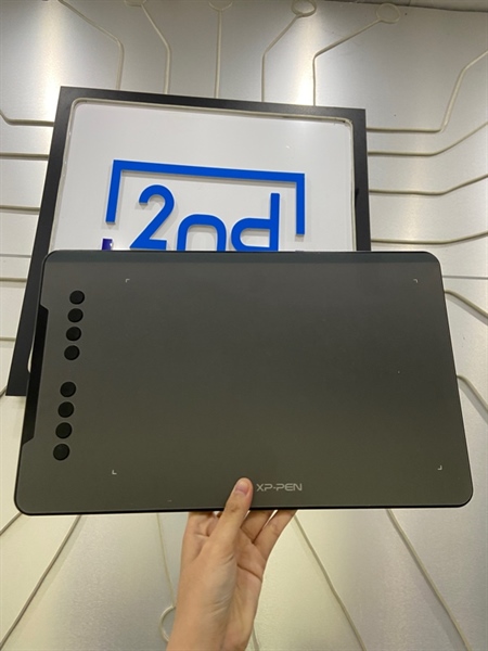 Bảng vẽ XP-Pen Deco 01 V2 - Màu đen - Ngoại hình: 98% - Kèm Box + bút