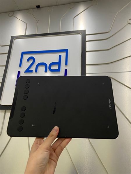 Bảng vẽ XP-Pen Deco Mini 7 - Màu đen - Ngoại hình: 97% - Mặt bảng trầy - Kèm bút