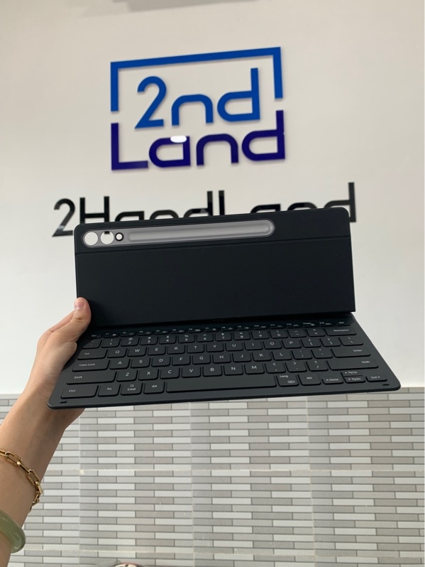 Bao da tích hợp bàn phím for Samsung Galaxy Tab S9+/S9 FE+ - Màu đen - Ngoại hình: 98% - Box