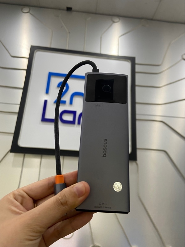 Baseus Metal Gleam series II 10 trong 1 USB Hub - Màu xám - Ngoại hình: 97% - Body