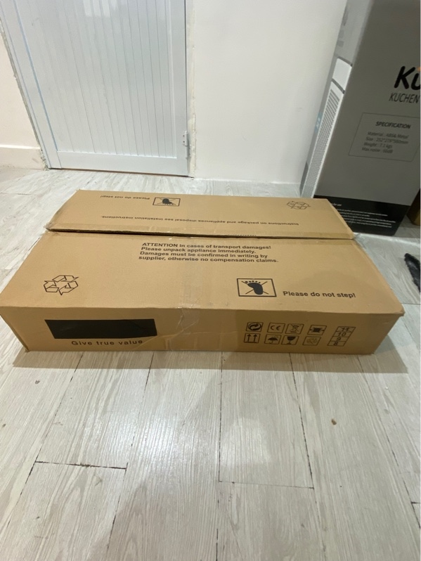 Bếp điện từ đôi Fuger FG-6868 - Công suất điện 2400w - 380mm - Màu đen - Open box