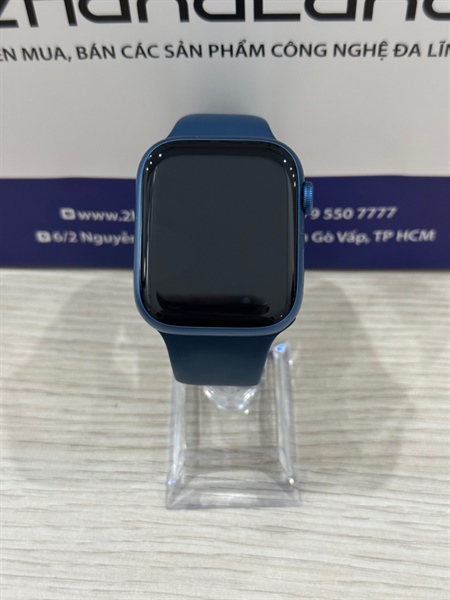 Apple Watch Series 7/45mm - Xanh dương - LTE (Add được esim) - VN/A - Pin 100% - Fullbox - BH T11/2023