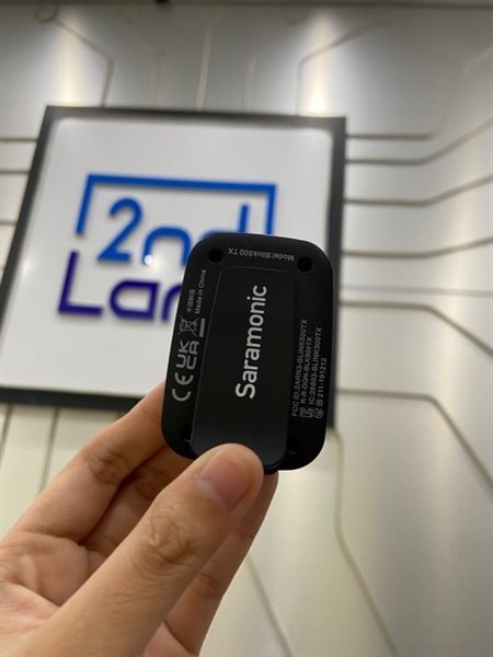 Bộ 2 Micro Saramonic Blink 500 Transmitter - Màu đen - Ngoại hình 98% - Kèm túi + dây