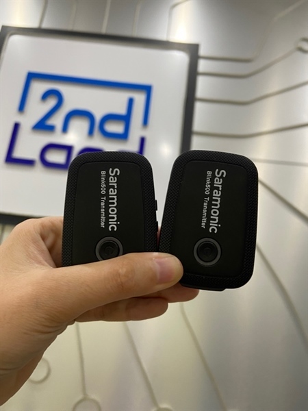 Bộ 2 Micro Saramonic Blink 500 Transmitter - Màu đen - Ngoại hình 98% - Kèm túi + dây