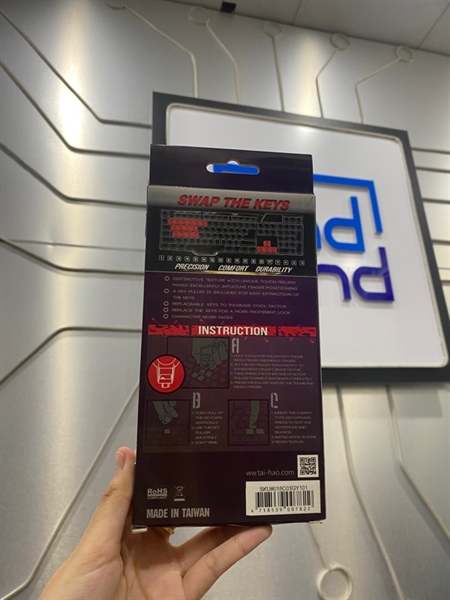 Bộ 20 phím Rubber Double Shot Backlit Keycaps For Cherry MX Switch - Ngoại hình: 97% - Sờn 1 số phím - FullBox 1