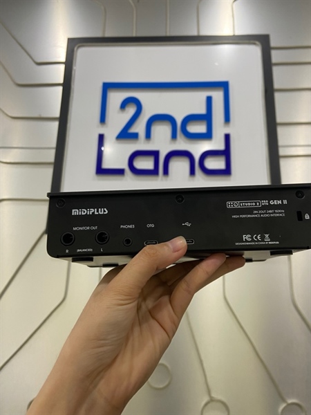 Bộ Audio Interface MIDIPLUS Studio 2 Pro OTG Gen 2 - Màu đen - Ngoại hình: 98% - FullBox 3