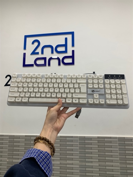 Bộ bàn phím và chuột Limeide GTX350 - Màu trắng - Ngoại hình: 98% - Box