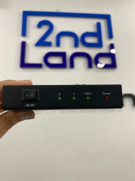 Bộ chia HDMI Ugreen 1x2 Splitter - Màu đen - Ngoại hình 98% - Kèm nguồn , Box 2