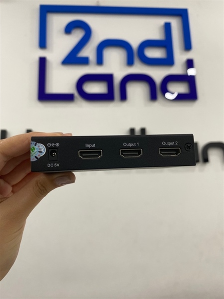 Bộ chia HDMI Ugreen 1x2 Splitter - Màu đen - Ngoại hình 98% - Kèm nguồn , Box 3