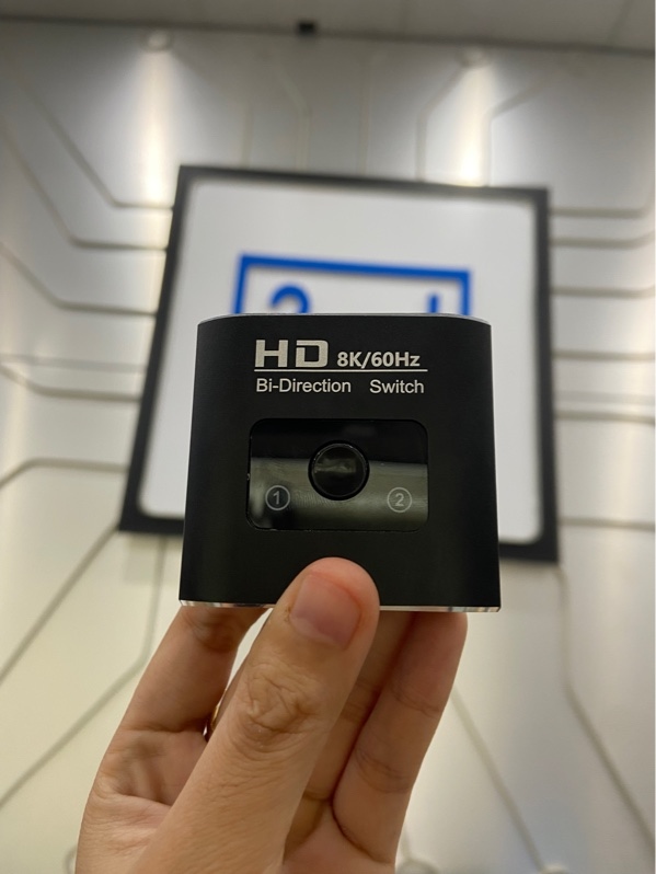Bộ chuyển đổi HDMI 2 chiều ( Bi-Directional) 8K/60hz - Màu đen - Ngoại hình: 97% - Body