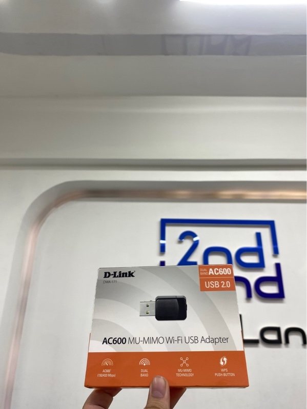 Bộ chuyển đổi USB Adapter Wifi D-link DWA-171 - Màu đen - Openbox