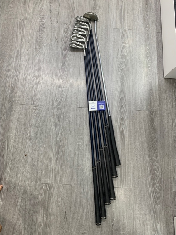 Bộ gậy golf sắt Mizuno T-Zoid MX-15 - Size 4-9 - Màu xanh đen - Ngoại hình: 96% - Thiếu size 3, 8 - Body