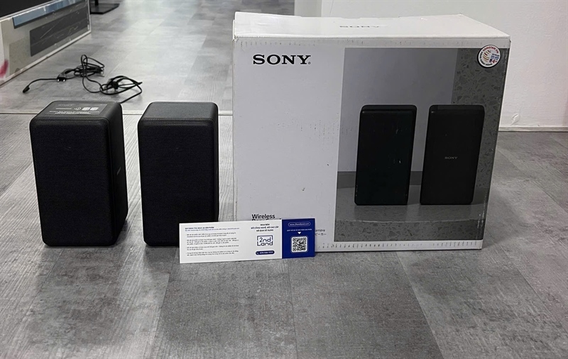 Bộ Loa thanh Sony HT-A7000 500W + Cặp loa sau không dây Sony SA-RS3S 100W + Loa siêu trầm không dây Sony SA-SW5 300W - Màu đen - Ngoại hình 97% - Cấn loa nhỏ nhẹ - Kèm Box + Dây nguồn + Remote 1