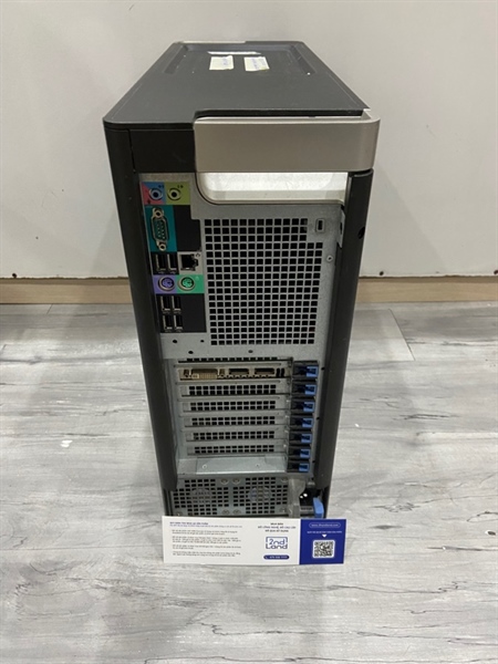 Bộ máy Dell Precision T3610 - Intel Xeon E5-1650 - Ram 16/240GB SSD DDR3 Buss 1600 - NVIDIA Quadro K2200 4GB DDR5 - Màu đen - Ngoại hình: 97% - Kèm nguồn + DP 2