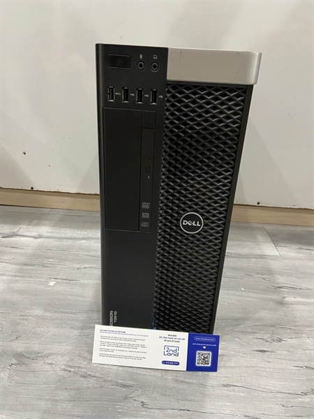 Bộ máy Dell Precision T3610 - Intel Xeon E5-1650 V2 - Ram 24/240GB SSD DDR3 Buss 1800 - NVIDIA Quadro K2200 4GB DDR5 - Màu đen - Ngoại hình: 97% - Kèm nguồn + DP