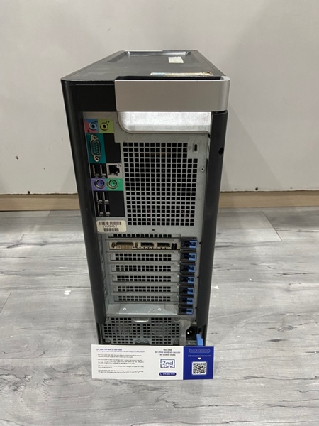 Bộ máy Dell Precision T3610 - Intel Xeon E5-1650 V2 - Ram 24/240GB SSD DDR3 Buss 1800 - NVIDIA Quadro K2200 4GB DDR5 - Màu đen - Ngoại hình: 97% - Kèm nguồn + DP 2
