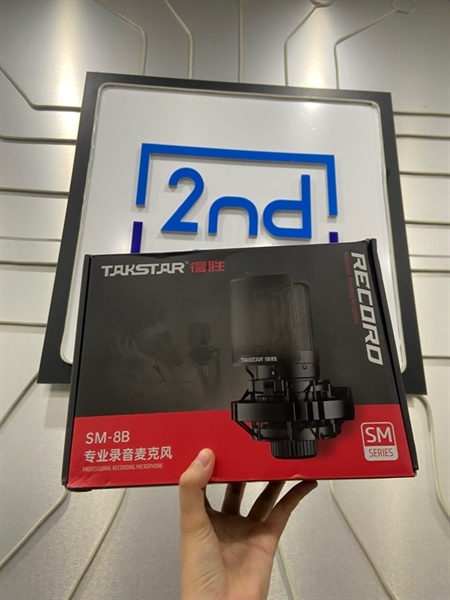 Bộ Mic Record Professional Recording Microphone SM 8B - Hàng nội địa - Màu đen - Ngoại hình: 98% - FullBox