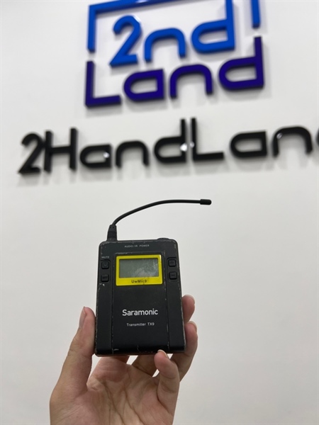 Bộ mic Saramonic Uwrnic 9 - RX+ TX - Màu đen - Ngoại hình 97% - Body - Kèm 3 dây mic 5