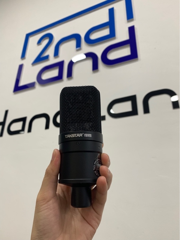 Bộ mic Takstar SM -8B - Màu đen - Ngoại hình: 98% - Kèm bộ chân