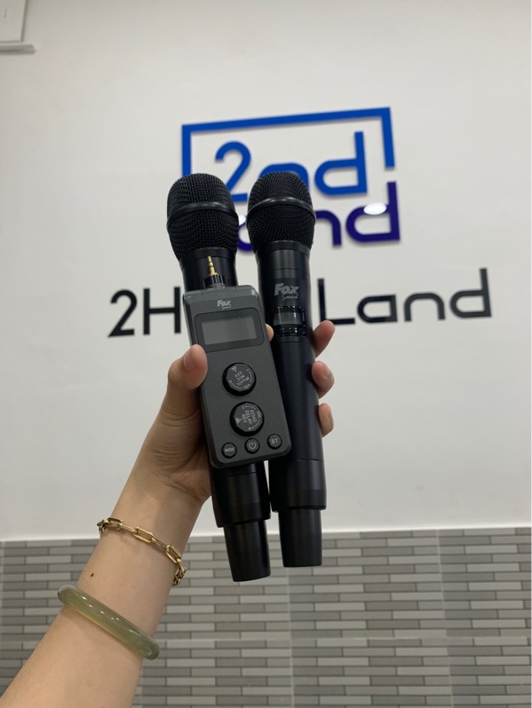 Bộ micro không dây Fox Sound M3 - Màu đen - Ngoại hình: 98% - Fullbox