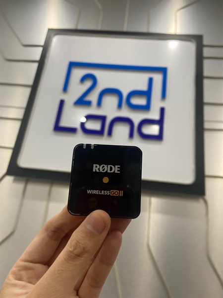 Bộ Micro không dây Rode Wireless Go II - Màu đen - Ngoại hình: 97.5% - Body - Kèm mic rời - Không đủ phụ kiện + mất bông mic