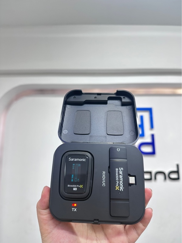 Bộ micro Saramonic Blink500 ProX B3 TX+RX - Màu đen - Ngoại hình 98% - chuôi C - Body