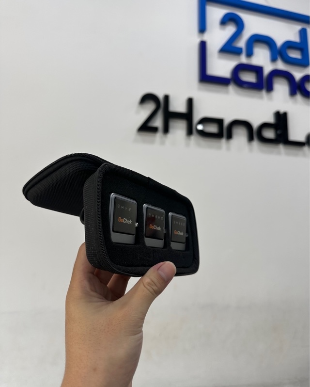 Bộ micro thu âm không dây GoChek Ultra Plus D - Màu bạc - Ngoại hình 98% - Fullbox