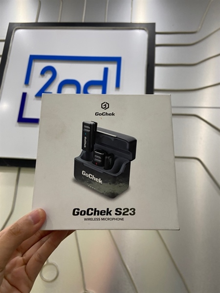 Bộ Micro Wireless Go Check S23 - Màu đen - Ngoại hình : 98% - FullBox