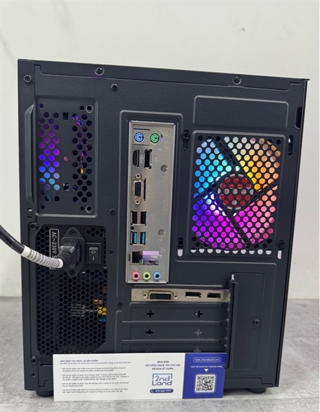 Bộ PC Main H610M4-PLUS - Chip i3 12100f - Card MSI Geforce GTX 1650 4GB , ram 16GB ( x2 Centaur Ragnarok Pro RGB 8GB bus 3200 DĐR4), 256GB SSD - Tản Nhiệt Khí CPU Jungle Leopard K400 RGB - Nguồn VSP Delta 550W - 3 fan led RGB - Kèm nguồn 1