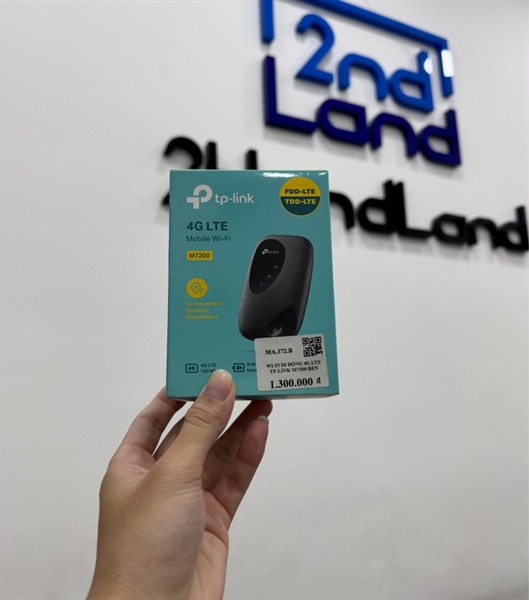Bộ phát Wifi di động 4G LTE 150Mbps TP-Link M7200 - Màu đen - Ngoại hình 97% - Box 3
