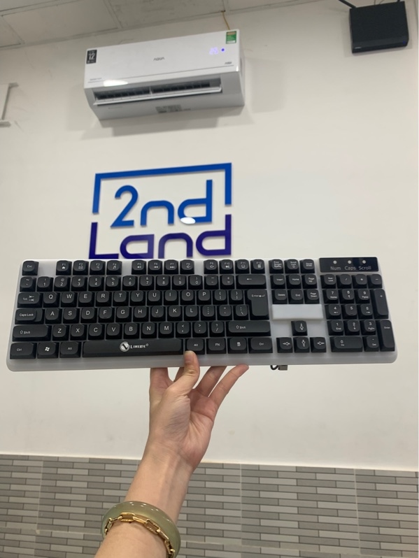 Bộ phím chuột Limeide GTX350 - Màu trắng - Ngoại hình: 98% - Body