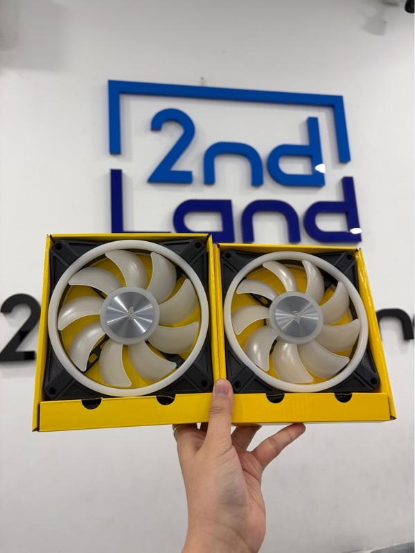 Bộ quạt tản nhiệt Fan kit corsair QL140 RGB - Màu đen - Ngoại hình 98% - Thiếu ốc bắt quạt - Body