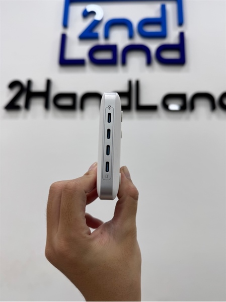 Bộ Sạc Anker 6 Cổng 130w 2A+4C Mỏng Gọn Nhẹ A2155 - Model : A2155 - Màu trắng - Ngoại hình 97% - Kèm dây nguồn 3