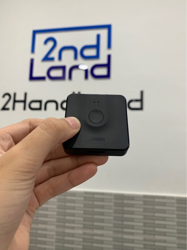 Bộ switch HDMI 2 ra 1 Ugreen CM217 - Màu đen - Ngoại hình: 98% - Box