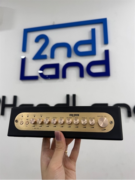 Bộ vang số Acnos Mi 30S - Màu đen - Ngoại hình 98% - Kèm 2 mic