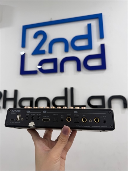 Bộ vang số Acnos Mi 30S - Màu đen - Ngoại hình 98% - Kèm 2 mic 1