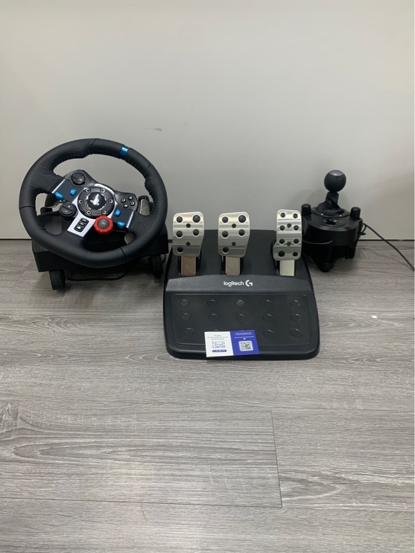 Bộ vô lăng Logitech G29 Driving Force - Màu đen - Ngoại hình: 98% - Kèm box