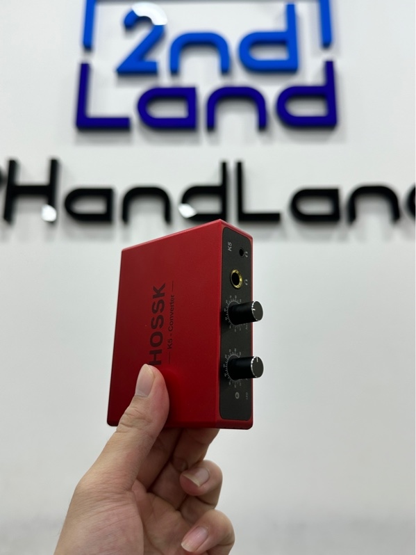 Box Livestream HOSSK K5 - Màu đỏ - Ngoại hình 98% - Kèm box + Dây kết nối + Nguồn