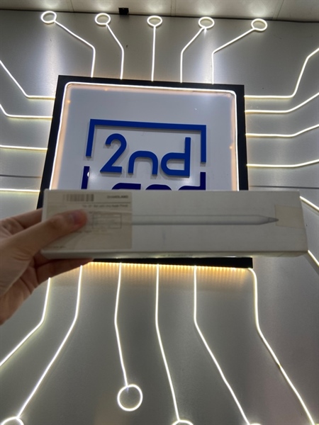 Bút Apple Pencil 1 - Màu trắng - Ngoại hình: 97% - Trầy cấn thân dưới - Kèm Box