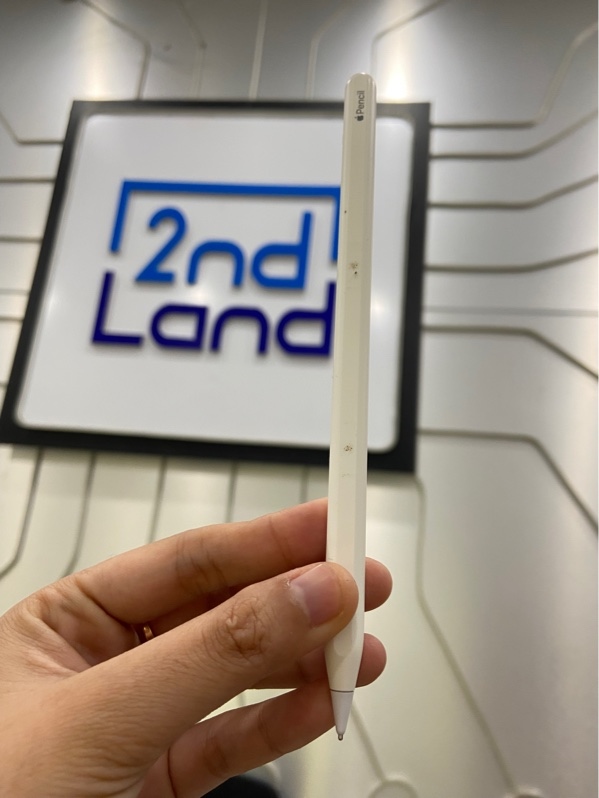 Bút Apple Pencil 2 - Màu trắng - Ngoại hình: 97% - Chai pin nhẹ, ố vàng - Body
