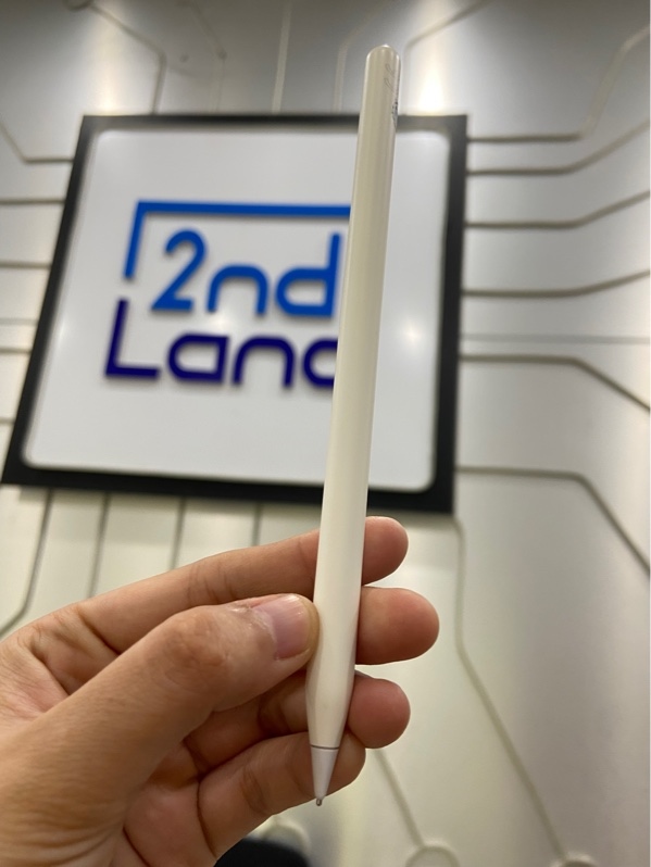 Bút Apple Pencil 2 - Màu trắng - Ngoại hình: 97% - Chai pin nhẹ, ố vàng - Body