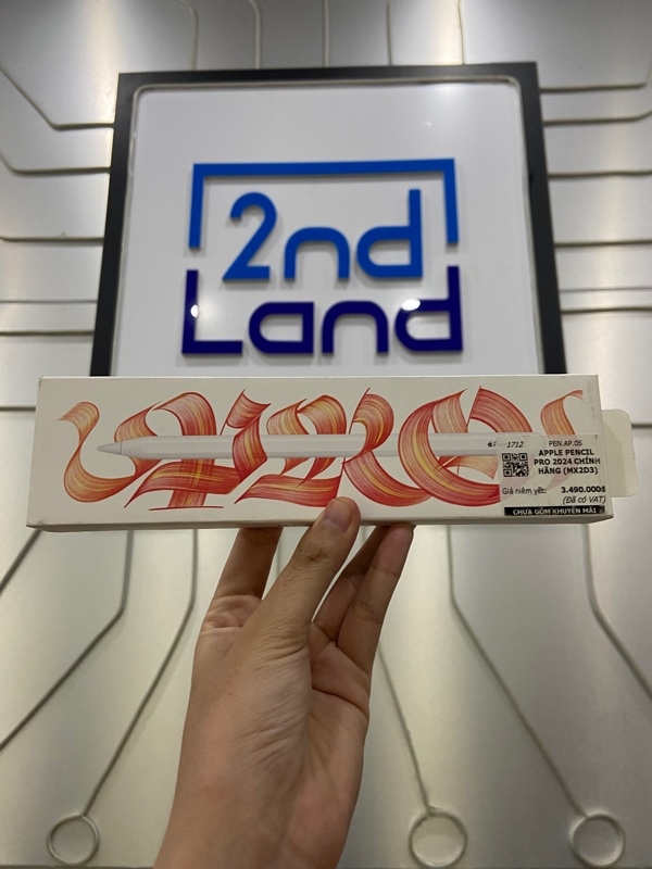 Bút Apple Pencil Pro - Màu trắng - Ngoại hình: 97% - Kèm Box