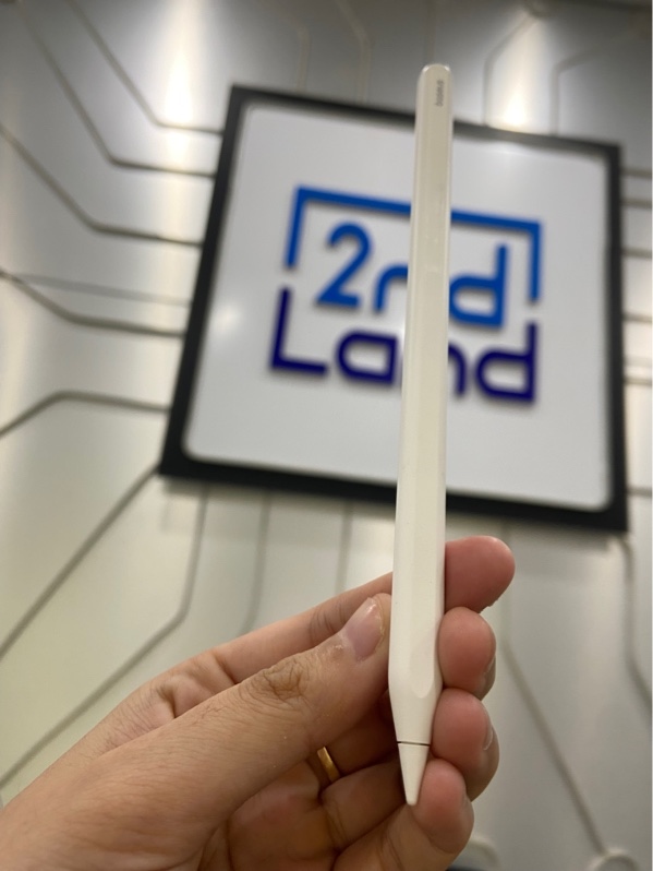 Bút Cảm Ứng Baseus Smooth Writing 2 Series Wireless Charging Stylus - Moon White (Active version with active pen tip) - Màu trắng - Ngoại hình: 98% - Body