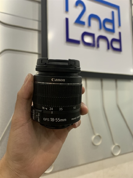 Lens Canon EFS 18-55mm - Màu Đen - Ngoại hình 98%