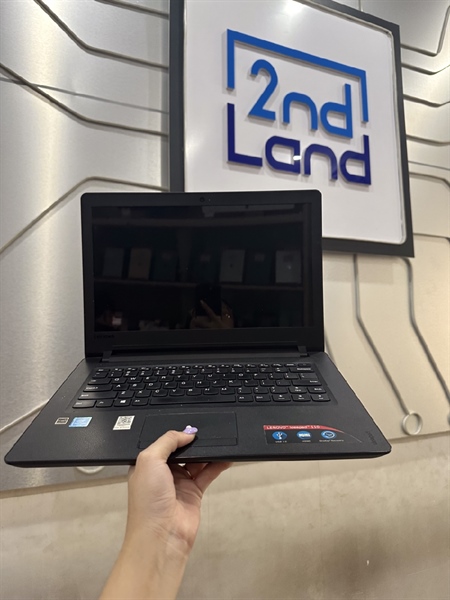 Laptop Lenovo Ideapad 110-14IBR (80T6) - Ram 4/500GB HDD + 128GB SSD - Intel HD Graphics - CPU Intel Pentium N3710 - Win 10 - Màu Đen - Ngoại hình 98% - Kèm sạc