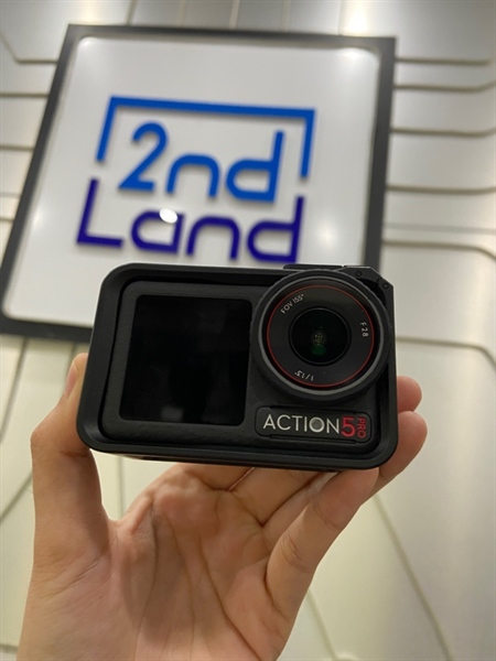Camera DJI Action 5 Pro - Màu đen - Ngoại hình: 98% - Kèm 1 pin + khung bảo vệ