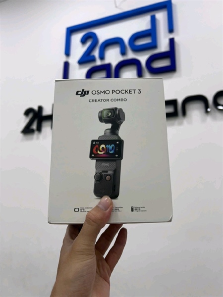 Camera DJI Osmo Pocket 3 Creator Combo - Màu đen - Ngoại hình 99% - Còn bảo hành đến 22/05/2026 - Fullbox - Kèm thẻ nhớ 128GB + Túi đựng 3