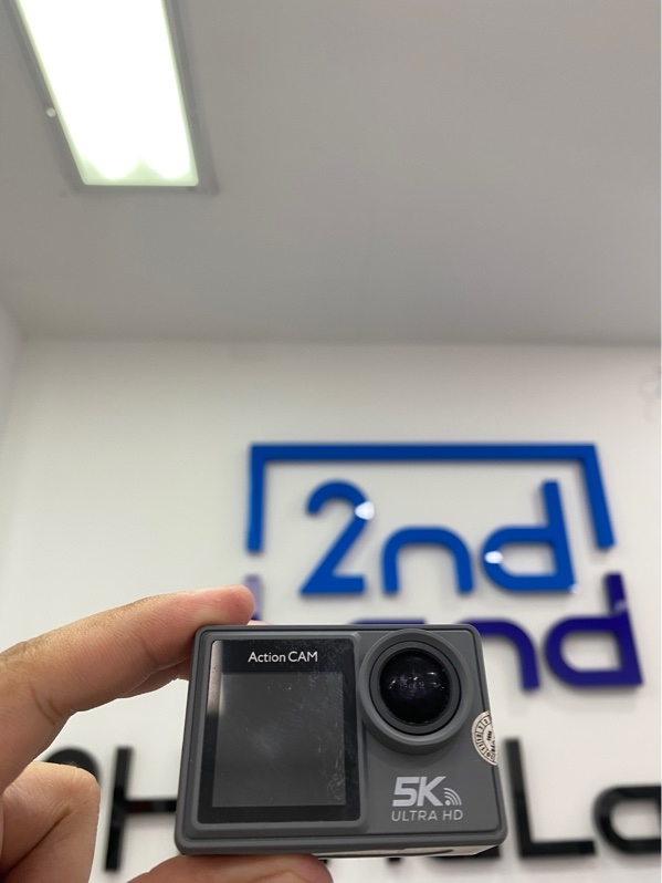 Camera hành động 5K Ultra HD AT-M40TR - Màu xám - Ngoại hình: 97% - Xước kính sau - FullBox